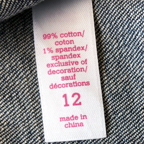 Justice Distressed Studded Cotton Denim Vest - Picture 10 of 10